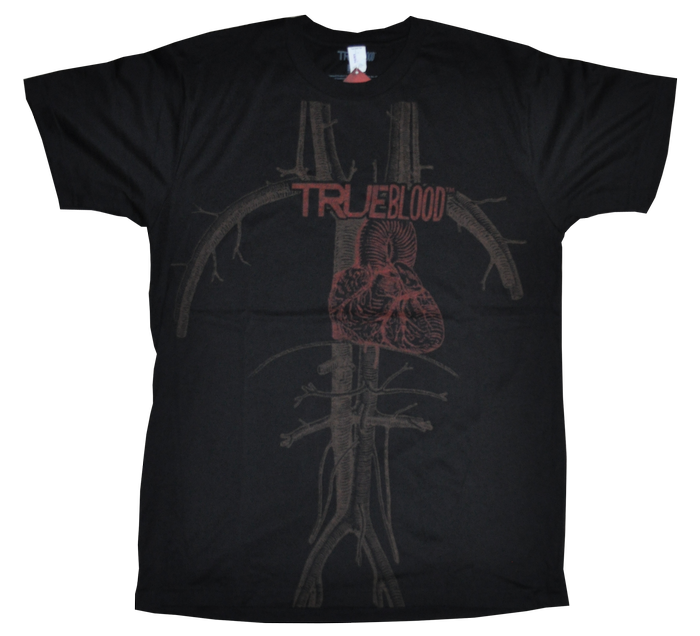 True Blood - Heart Logo Male T-Shirt S - Ozzie Collectables