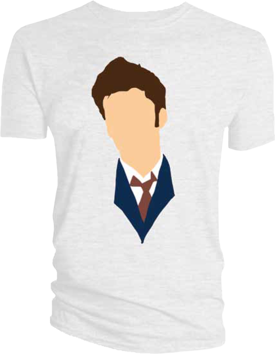 Doctor Who - David Tennant Vector Head T-Shirt XL - Ozzie Collectables