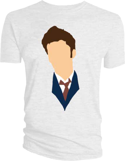 Doctor Who - David Tennant Vector Head T-Shirt XL - Ozzie Collectables