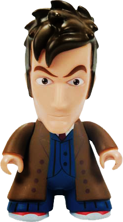 Doctor Who - Tenth Doctor (Trenchcoat) Titans 6.5" Vinyl Figure - Ozzie Collectables