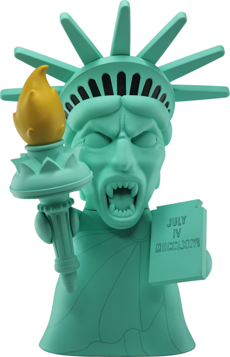 Doctor Who - Titans 8" Statue of Liberty Angel Vinyl Statue - Ozzie Collectables