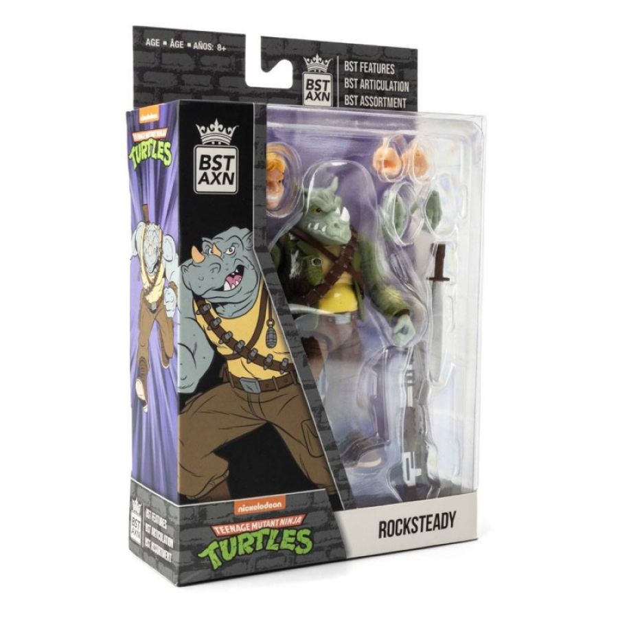 Teenage Mutant Ninja Turtles (comics) - Rocksteady 5" BST AXN Figure