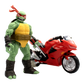 Teenage Mutant Ninja Turtles (comics) - Raphael Ninja with Red Motorcycle BST AXN Figure