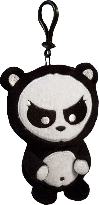 Angry Panda - Clip-on Plush - Ozzie Collectables