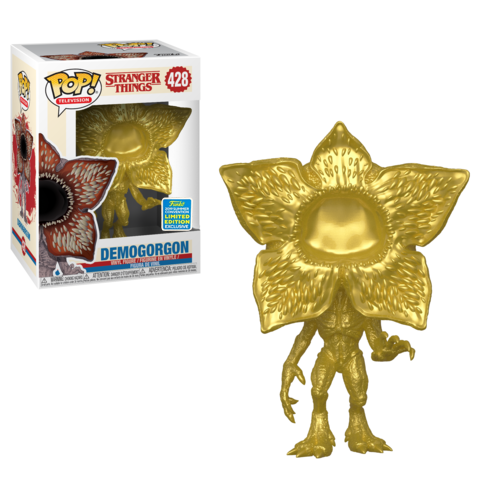 Stranger Things - Demogorgon Metallic Gold SDCC 2019 US Exclusive Pop! Vinyl - Ozzie Collectables