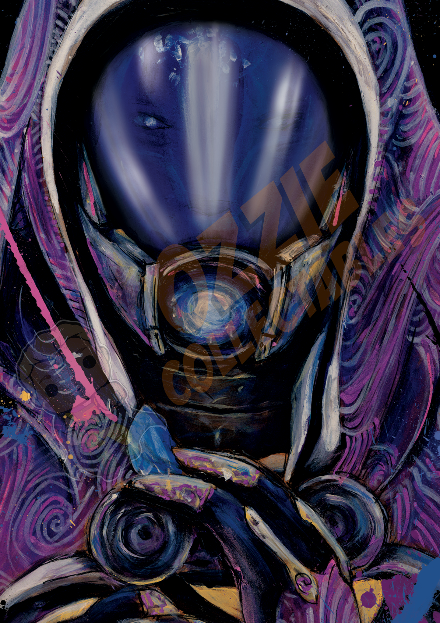 Mass Effect - Tali Zorah - Killustrate Art Print Poster