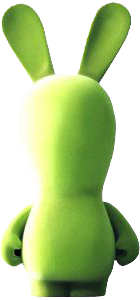 Rabbids - Raving Rabbids 11" Green Velvet Rabbid - Ozzie Collectables