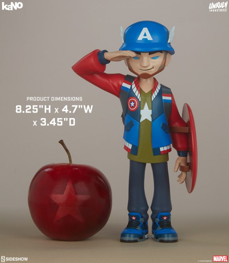 Captain America - Captain America Designer Toy - Ozzie Collectables
