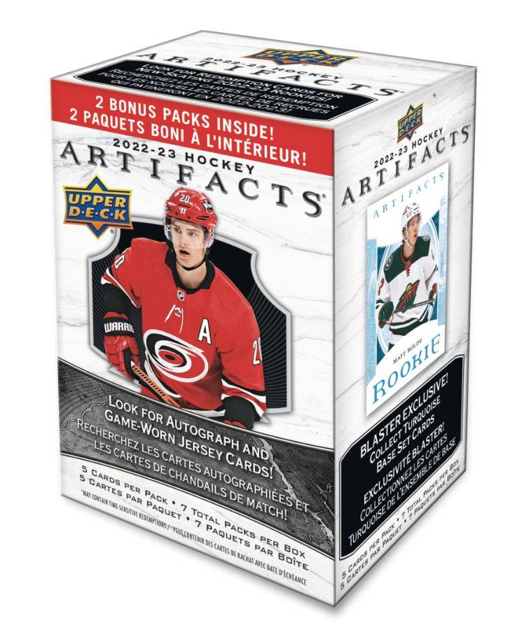 NHL - 2022/23 Artifacts Hockey Cards Blaster (Display of 7)