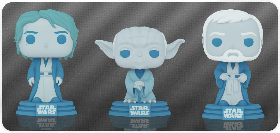 Star Wars - Across the Galaxy: Force Ghost Glow US Exclusive Pop! 3-pack