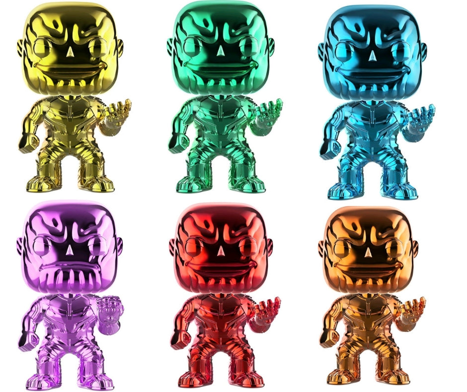 Chrome Thanos Bundle - 6 POP! Vinyls - Ozzie Collectables