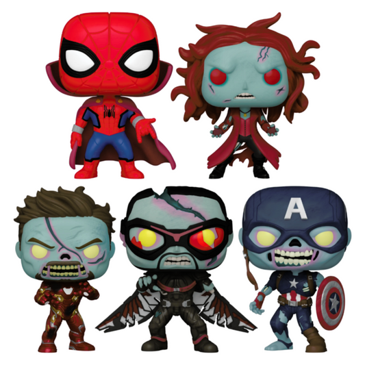 Marvel What If Zombie Bundle - 5 POP! Vinyls