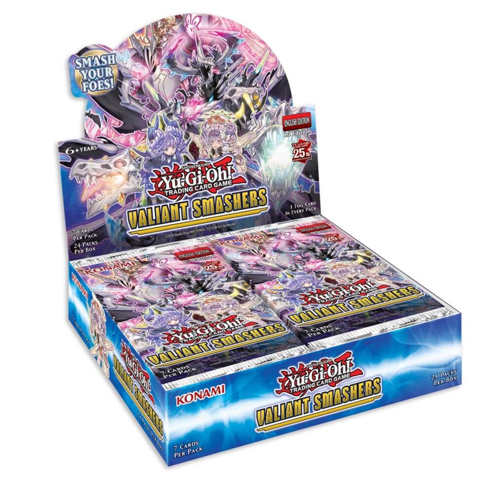 YU-GI-OH! TCG Valiant Smashers - 7 x Card Booster
