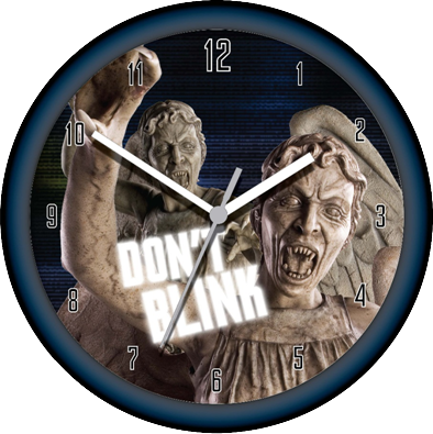 Doctor Who - Weeping Angel Lenticular Wall Clock - Ozzie Collectables