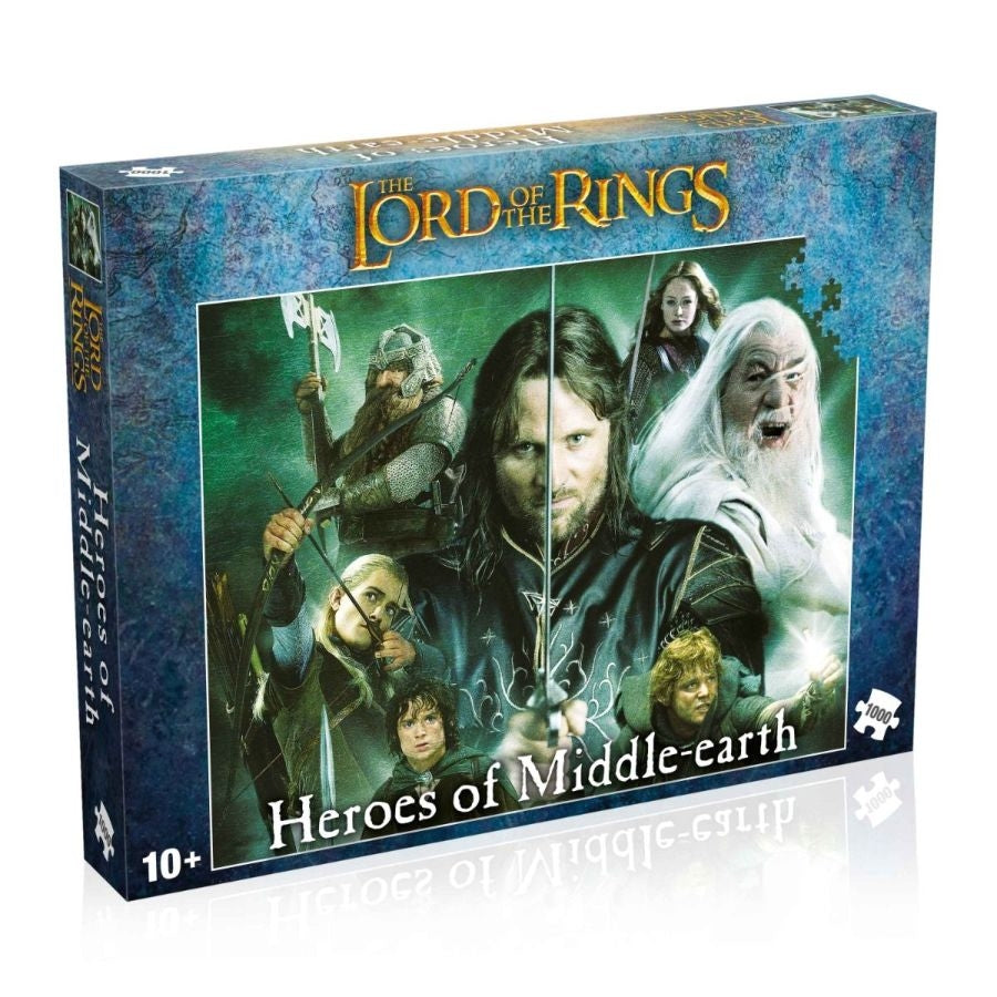 The Lord of the Rings - Heroes of Middle-Earth 1000 Piece Jigsaw Puzzle