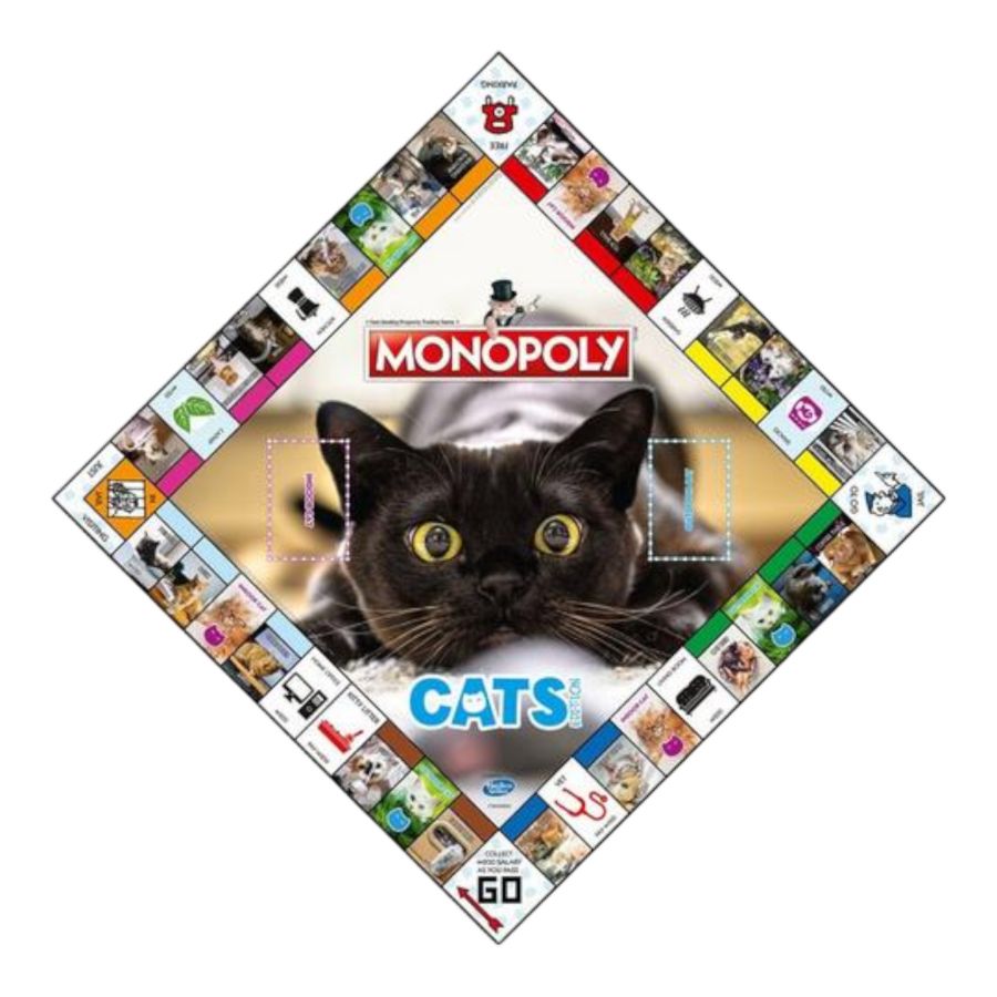Exploding Kittens Monopoly Monopoly - Cats Edition | WINWM03528 | Ozzie Collectables