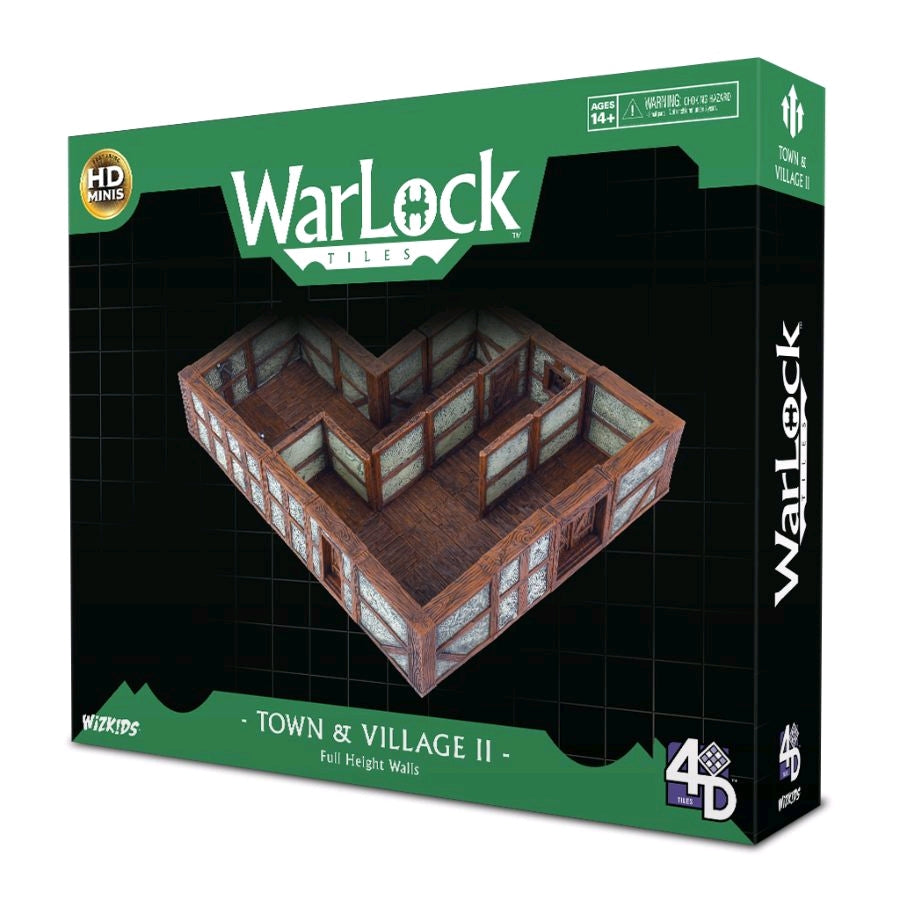 WarLock Tiles - Full Height Stone Walls - Ozzie Collectables