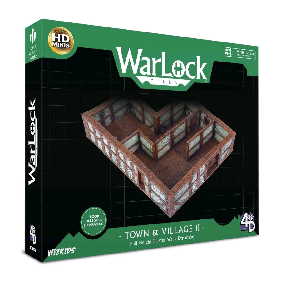 WarLock Tiles - Full Height Plaster Walls Expansion - Ozzie Collectables