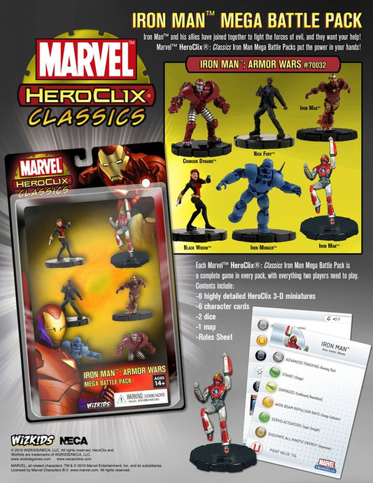 Heroclix - Iron Man Armor Wars - Battle Pack 6-Pack - Ozzie Collectables