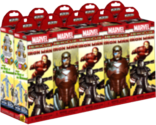 Heroclix - Marvel Invincible Iron Man 10ct Booster Brick (Brick of 10) - Ozzie Collectables