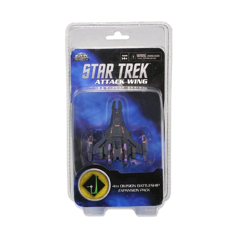 Star Trek - Attack Wing Wave 3 4th Division Battleship Expansion Pack - Ozzie Collectables