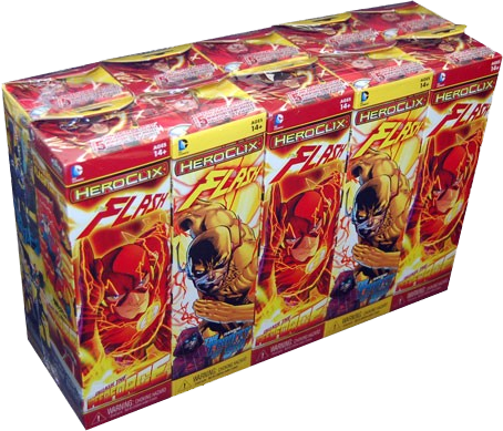 red flash booster box DC HeroClix: The Pack The XY Flashfire expansion contains over 100 cards Heroclix - DC Comics The