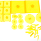 Dungeons & Dragons - Attack Wing Base & Pegs Set Yellow - Ozzie Collectables