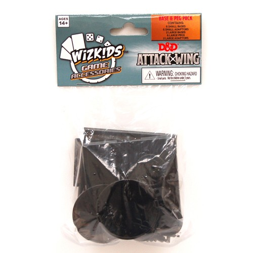 Dungeons & Dragons - Attack Wing Base & Pegs Set Black - Ozzie Collectables