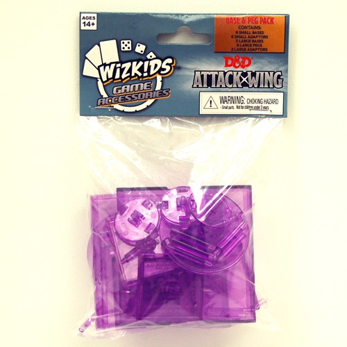 Dungeons & Dragons - Attack Wing Base & Pegs Set Purple - Ozzie Collectables