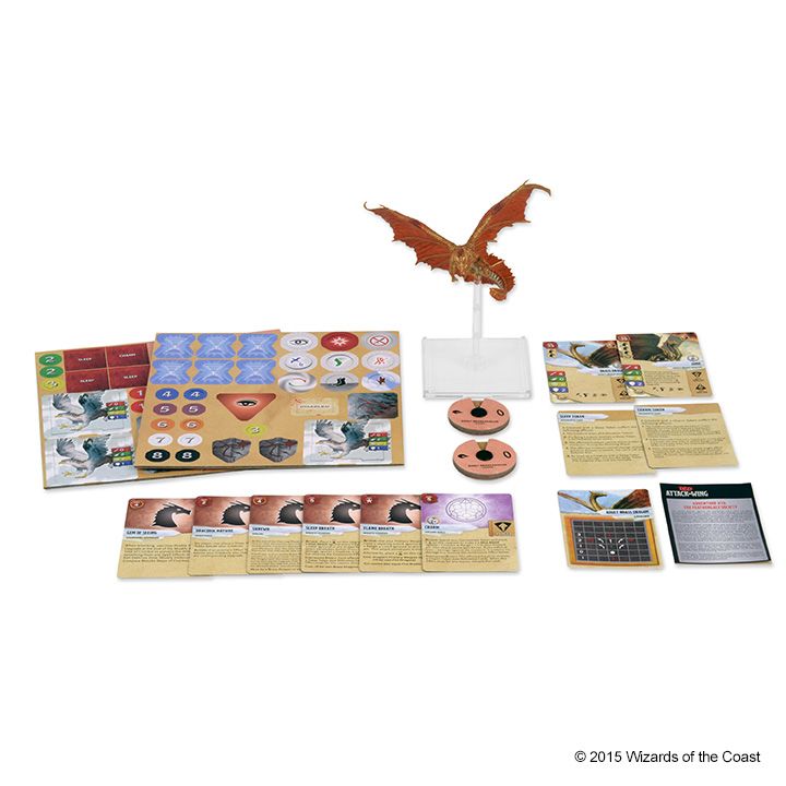 Dungeons & Dragons - Attack Wing Wave 8 Brass Dragon Expansion Pack - Ozzie Collectables