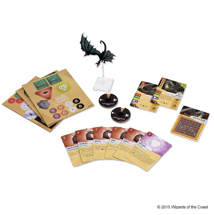 Dungeons & Dragons - Attack Wing Wave 9 Black Dragon Expansion Pack - Ozzie Collectables