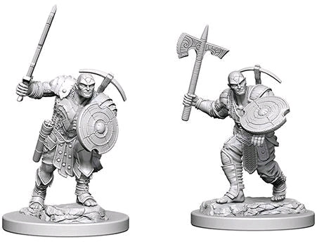 Dungeons & Dragons - Nolzur's Marvelous Unpainted Minis: Earth Genasi Male Fighter - Ozzie Collectables