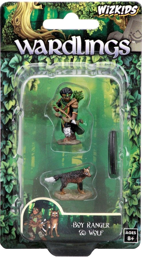 Wardlings - Boy Ranger & Wolf Pre-Painted Minis - Ozzie Collectables