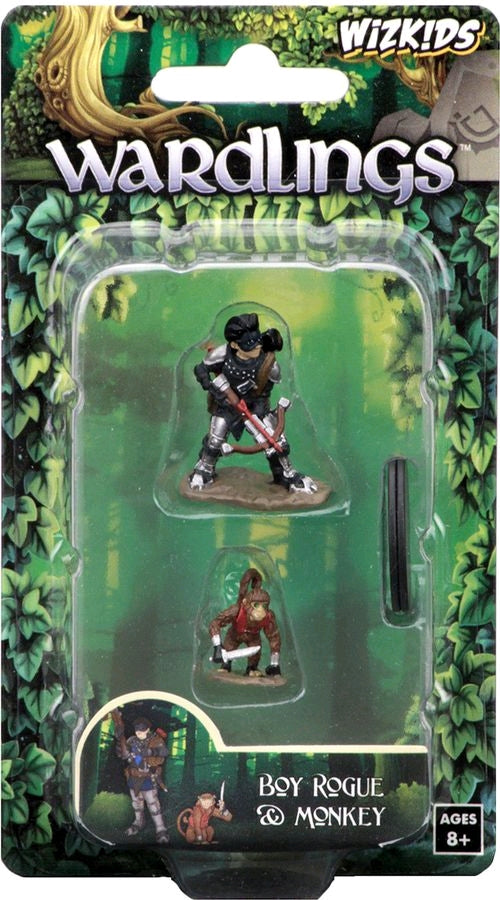 Wardlings - Boy Rogue & Monkey Pre-Painted Minis - Ozzie Collectables