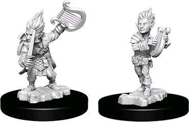 Pathfinder - Deep Cuts Unpainted Miniatures: Gnome Male Bard - Ozzie Collectables