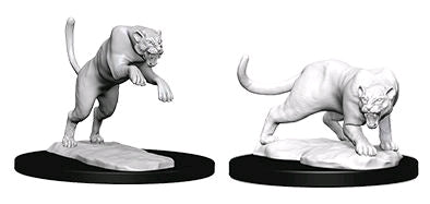 Dungeons & Dragons - Nolzur's Marvelous Unpainted Minis: Panther & Leopard - Ozzie Collectables
