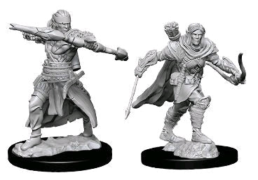 Pathfinder - Deep Cuts Unpainted Male Half-Elf Ranger - Ozzie Collectables