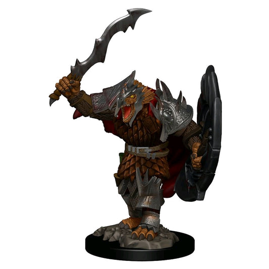 Dungeons & Dragons - Premium Male Dragonborn Fighter Miniature - Ozzie Collectables