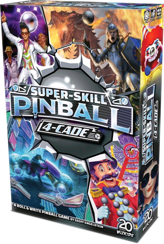 WizKids - Super-Skill Pinball 4-cade Board Game