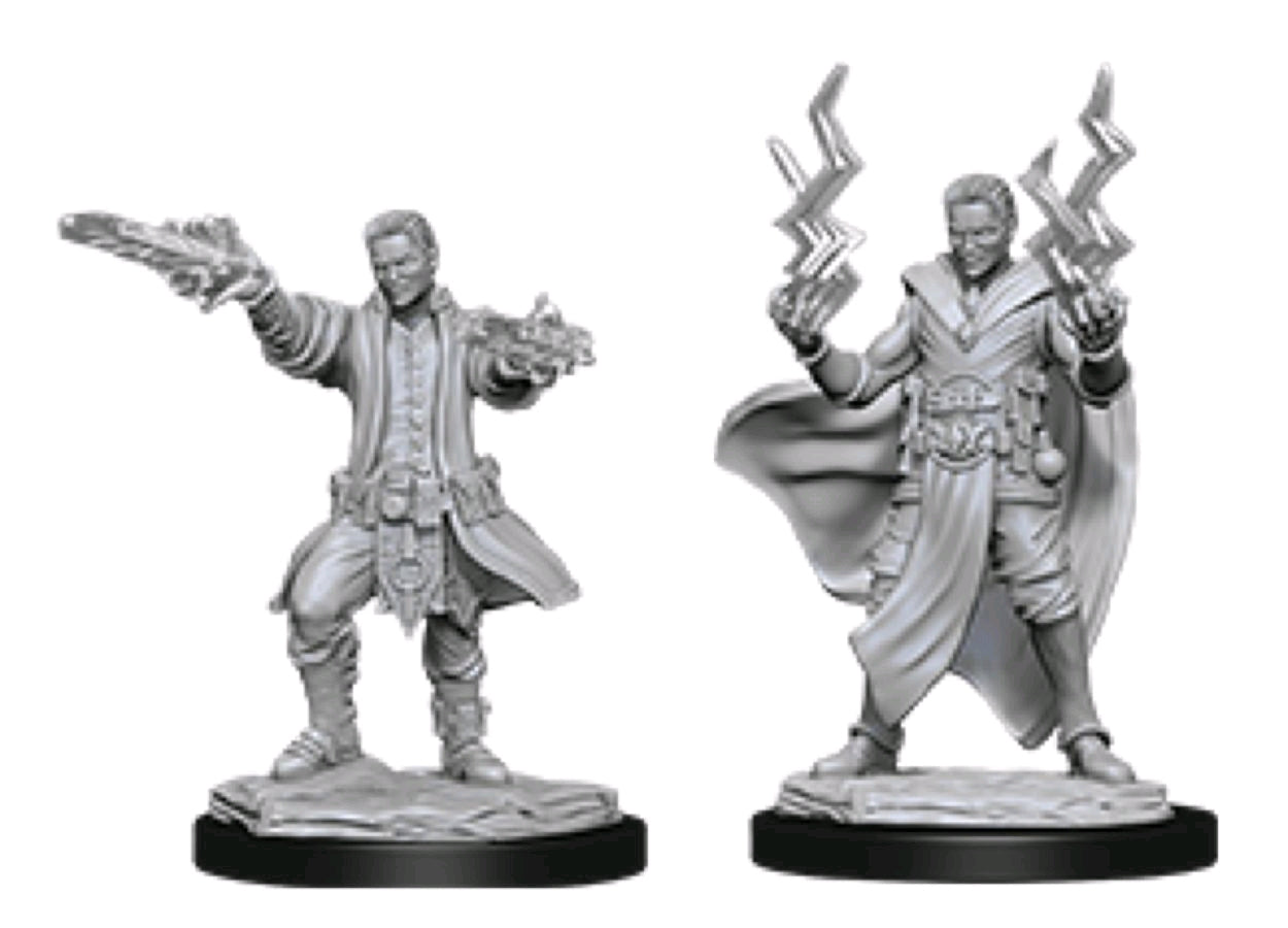 Dungeons & Dragons - Nolzur's Marvelous Unpainted Minis: Male Human Sorcerer - Ozzie Collectables