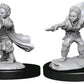 Pathfinder - Deep Cuts Unpainted Miniatures: Halfling Wizard Male
