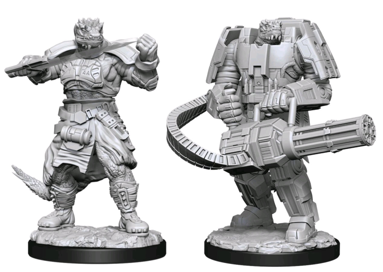 Starfinder - Deep Cuts Unpainted Miniatures: Vesk Soldier