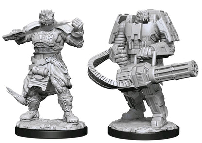 Starfinder - Deep Cuts Unpainted Miniatures: Vesk Soldier