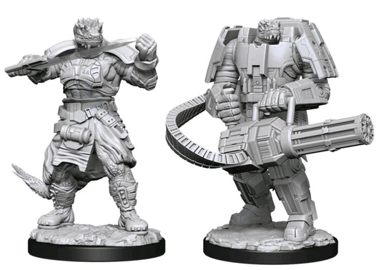 Starfinder - Deep Cuts Unpainted Miniatures: Vesk Soldier