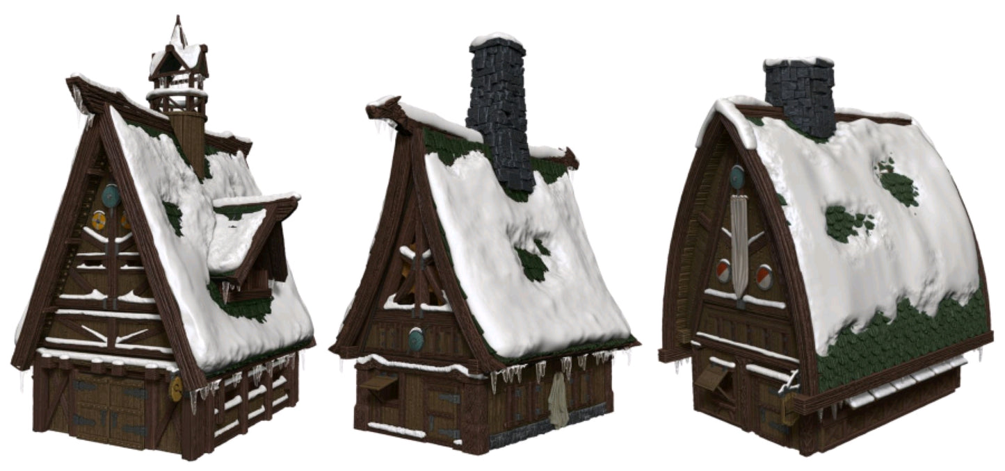 Dungeons & Dragons - Icons of the Realms Ten Towns Papercraft Set