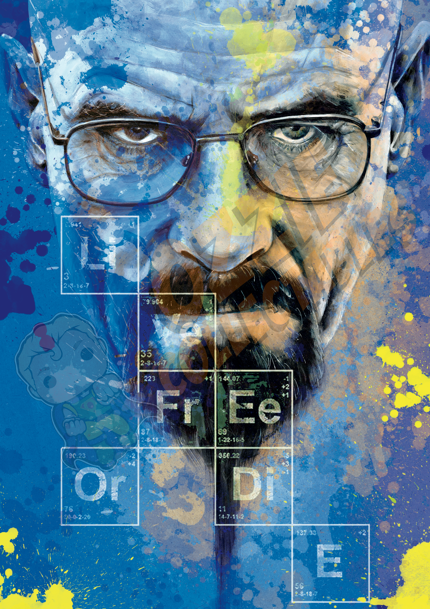 Breaking Bad - Walter White - Killustrate Art Print Poster