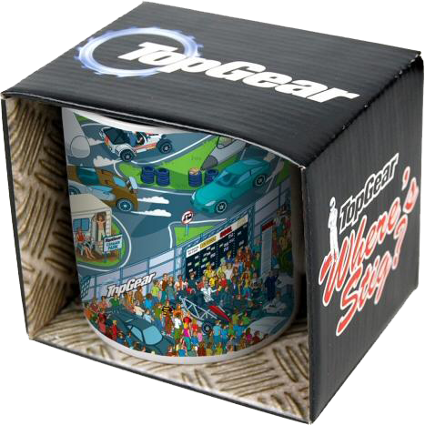 top gear mug Top Gear - Where's Stig Studio Scene Mug | HMBMUGTG11