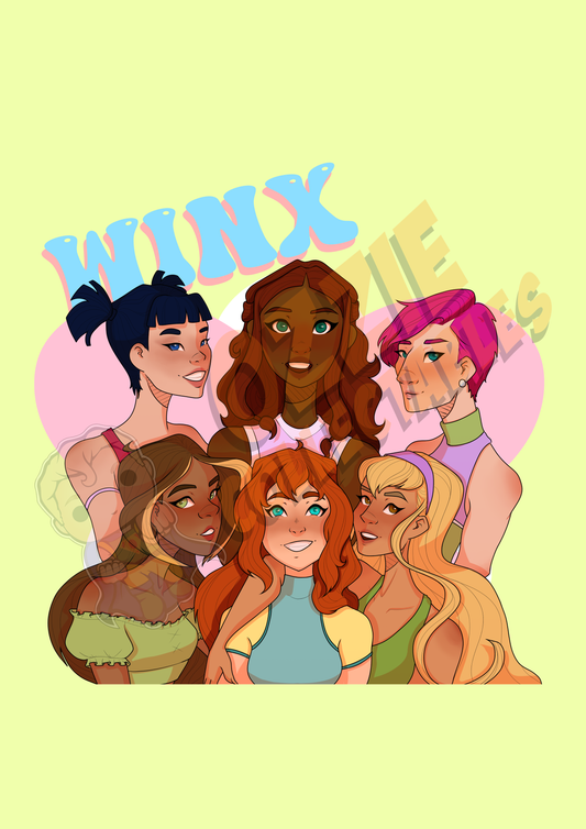 Winx Club - Winx - CaraLeaDraws Art Print Poster