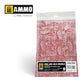 Ammo by MIG - Dioramas - Marble - Pink and Gold Marble - Square Die Cut Marble Tiles 2pc