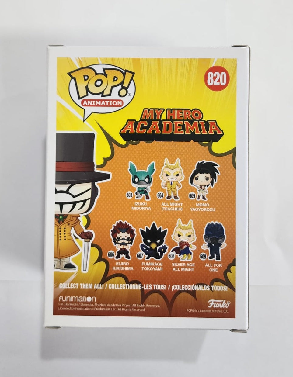 My Hero Academia - Mr. Compress #820 2020 Fall Convention Exclusive Signed Pop! Vinyl